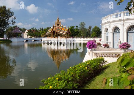 Aisawan-Dhipaya-Asana Pavilion, Bang Pa-In Palace, Centre de la Thaïlande, Thaïlande, Asie du Sud, Asie Banque D'Images