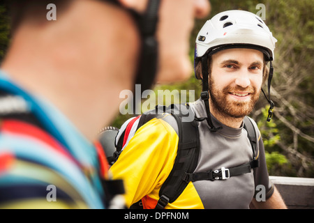 Portrait de vélo de montagne Banque D'Images