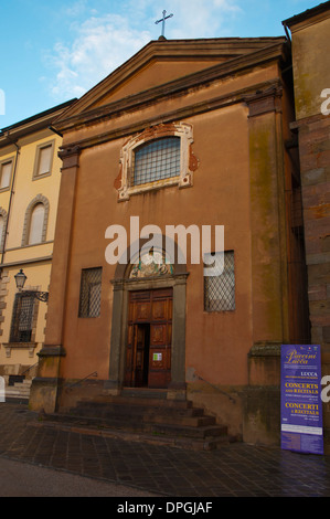 Oratorio de San Giuseppe Eglise et salle de concert de la ville de Lucques Toscane Italie Europe Banque D'Images