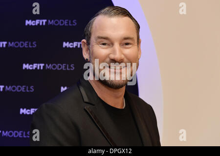Berlin, Allemagne. 14Th Jan, 2014. Designer Michael Michalsky pose au cours de la présentation de la nouvelle agence "Modèles cFit' à Berlin, Allemagne, le 14 janvier 2014. Photo : Jens Kalaene/dpa/Alamy Live News Banque D'Images