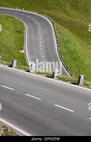 Détail de mountain road - Alpes - Autriche Banque D'Images
