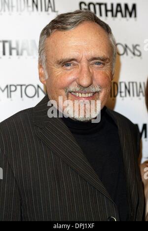 10 janvier 2006 - Los Angeles, USA - Dennis Hopper.acteur.LA CONFIDENTIAL ET GOTHAM MAGAZINE, L'apprenti.LOS ANGELES, USA.26-Feb-04.N13791.K46239.(Image Crédit : © Globe Photos/ZUMAPRESS.com) Banque D'Images