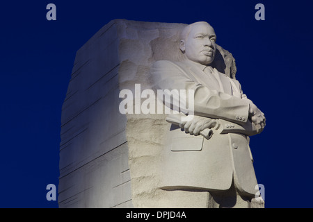 La Sculpture de 30 pieds et mémorial de Martin LUTHER KING, Martin Luther King Jr. La Civil Rights Leader sur le National Mall à Washington DC Banque D'Images