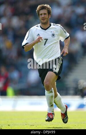 12 mai 2006 - Hampden Park, GLASGOW, ÉCOSSE - Torsten Frings.ALLEMAGNE.ECOSSE / ALLEMAGNE.Hampden Park, GLASGOW, ÉCOSSE.07/06/2003.N13973.K47872.APERÇU DE LA COUPE DU MONDE 2006.(Image Crédit : © Globe Photos/ZUMAPRESS.com) Banque D'Images