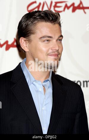 28 octobre, 2006 - Rome, Italie - Leonardo Dicaprio.acteur.1er FESTIVAL DU FILM DE ROME, L'A QUITTÉ.ROME, ITALIE.15-Oct-06.DIE19149.Crédit : - K51014(Image : © Crédit Photos Globe/ZUMAPRESS.com) Banque D'Images