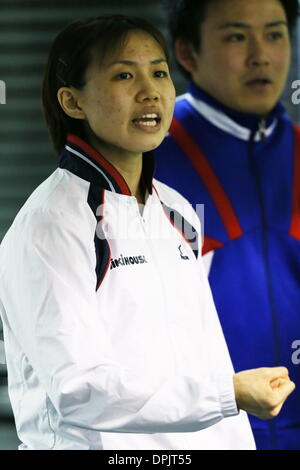 Tokyo Metropolitan Gymnasium, Tokyo, Japon. 14Th Jan, 2014. Sayaka Hirano, le 14 janvier 2014 - Tennis de Table : Tous les Championnats de Tennis de table au Japon à Tokyo Metropolitan Gymnasium, Tokyo, Japon. Credit : AFLO SPORT/Alamy Live News Banque D'Images