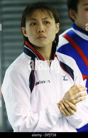 Tokyo Metropolitan Gymnasium, Tokyo, Japon. 14Th Jan, 2014. Sayaka Hirano, le 14 janvier 2014 - Tennis de Table : Tous les Championnats de Tennis de table au Japon à Tokyo Metropolitan Gymnasium, Tokyo, Japon. Credit : AFLO SPORT/Alamy Live News Banque D'Images