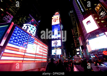 Vue sur Times Square à Manhattan, New York, NY, États-Unis d'Amérique, USA Banque D'Images