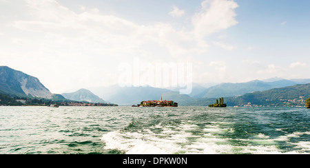 Isola dei Pescatori Lago Maggiore Italie Banque D'Images