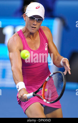 Melbourne, Australie. 15 Jan, 2014. Samantha Stosur de l'Australie en action sur la troisième journée de l'Open d'Australie de Melbourne Park. Credit : Action Plus Sport/Alamy Live News Banque D'Images