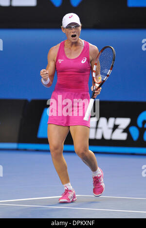 Melbourne, Australie. 15 Jan, 2014. Samantha Stosur de l'Australie en action sur la troisième journée de l'Open d'Australie de Melbourne Park. Credit : Action Plus Sport/Alamy Live News Banque D'Images