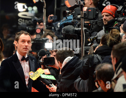 Jude Law - 63e Congrès annuel du Festival International du Film de la Berlinale, 'Side Effects' Premiere, Berlin - 12 Février 2013 Banque D'Images