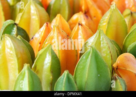 Amazing Star fruits fruits de Thaïlande Banque D'Images