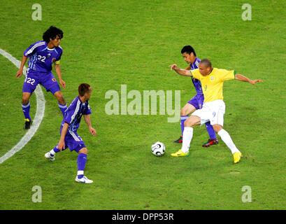 22 juin 2006 - Coupe du monde, Dortmund, Allemagne - K48407.COUPE DU MONDE DE FOOTBALL, LE JAPON CONTRE LE BRÉSIL..06-22-2006. STEWART KENDALL / / 2006.RONALDO(Image Crédit : © Globe Photos/ZUMAPRESS.com) Banque D'Images