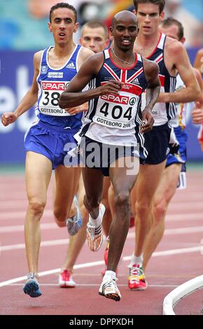 10 août 2006 - Stade Ullevi, Goteborg, Suède - Mohammed Farah...Jour 4 championnats d'Europe d'ATHLÉTISME..MOHAMMED FARAH.5000 mètres....08-10-2006.K49273. - Crédit photos(Image : © Photos Globe/ZUMAPRESS.com) Banque D'Images