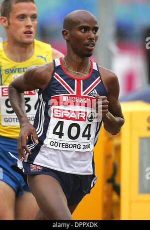 10 août 2006 - Stade Ullevi, Goteborg, Suède - Mohammed Farah...Jour 4 championnats d'Europe d'ATHLÉTISME..MOHAMMED FARAH.5000 mètres....08-10-2006.K49273. - Crédit photos(Image : © Photos Globe/ZUMAPRESS.com) Banque D'Images