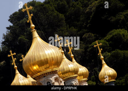 Dec 31, 2008 - Jérusalem, Israël - Maria Magdalena église sur Mt.Israël Jérusalem d'olive. (Crédit Image : © Rafael Ben-Ari/Caméléons Eye/ZUMA Press) Banque D'Images