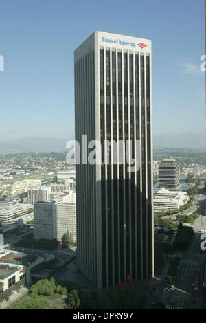 11 févr. 2009 - Los Angeles, Californie, USA - La Bank of America Plaza, situé à Bunker Hill, est un des plus beaux et prestigieux de bureaux situés dans le centre-ville de Los Angeles. (Crédit Image : © Ringo Chiu/ZUMA Press) Banque D'Images