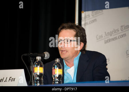 Apr 28, 2009 - Los Angeles, Californie, USA - Michael J. FOX au Los Angeles Times Festival of Books 2009 à l'UCLA, Los Angeles, CA. (Crédit Image : © Deioma Kayte/ZUMA Press) Banque D'Images