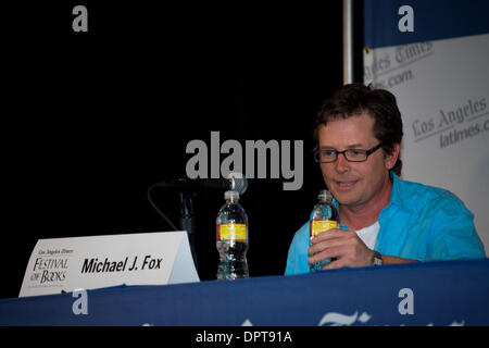 Apr 28, 2009 - Los Angeles, Californie, USA - Michael J. FOX au Los Angeles Times Festival of Books 2009 à l'UCLA, Los Angeles, CA. (Crédit Image : © Deioma Kayte/ZUMA Press) Banque D'Images
