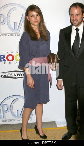 Jan 24, 2009 - Los Angeles, Californie, USA - Actrice Natalie Portman au producteurs 2009 Guild Awards tenue à l'Hollywood Palladium. (Crédit Image : Â© Paul Fenton/ZUMA Press) Banque D'Images