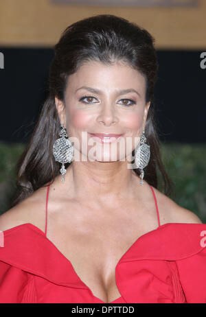 Jan 25, 2009 - Los Angeles, Californie, USA - Paula Abdul arrivant à la 15e édition annuelle des Screen Actors Guild Awards tenue au Shrine Auditorium à Los Angeles. (Crédit Image : © Paul Fenton/ZUMA Press) Banque D'Images