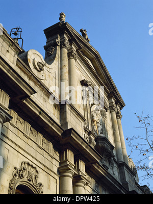 L'Espagne. Barcelone. Eglise de Saint Miquel del Port. Construit par Pedro Martin Cermeno (1722-1790). Réformée par Elies Rogent (1821-1897) Banque D'Images