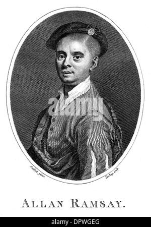 ALLAN RAMSAY, artiste Banque D'Images