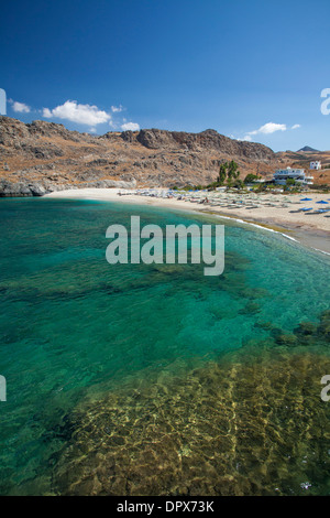 Skinaria Plage, Près de Plakias Rethymnon, Crète, Grèce, de district. Banque D'Images