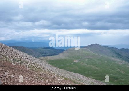 Vue du Mt. Evans Colorado Banque D'Images