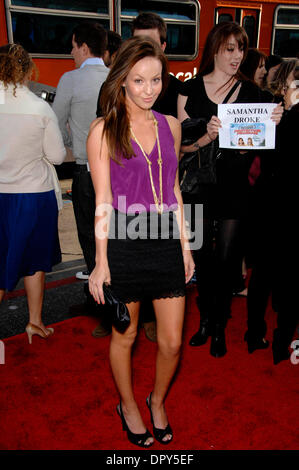 Samantha Droke lors de la première du nouveau film de New Line Cinema, 17 ENCORE UNE FOIS, tenu au Grauman's Chinese Theatre, le 14 avril 2009, à Los Angeles..Photo de Michael Germana - Globe Photos, Inc. Â© 2009.K61691MGE (Image Crédit : © Michael Germana/Globe Photos/ZUMAPRESS.com) Banque D'Images