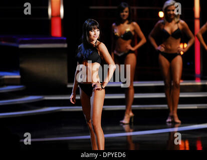 Jan 24, 2009 - Las Vegas, Nevada, USA - ASHLEN BATSON, Miss Arkansas, au cours de la partie du concours maillot du 2009 Miss America Pageant au Planet Hollywood Resort & Casino. (Crédit Image : © Valerie Nerres/ZUMA Press) Banque D'Images