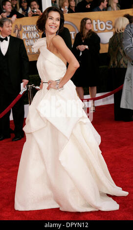 25 janvier 2009 - Los Angeles, Californie, USA - Teri Hatcher arrive à la 15e édition annuelle des Screen Actors Guild Awards au Shrine Auditorium à Los Angeles. (Crédit Image : © Lisa O'Connor/ZUMA Press) Banque D'Images