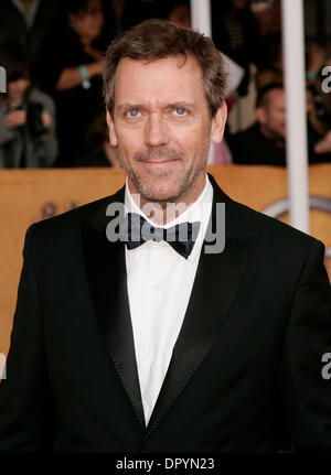 25 janvier 2009 - Los Angeles, Californie, USA - Hugh Laurie arrive à la 15e édition annuelle des Screen Actors Guild Awards au Shrine Auditorium à Los Angeles. (Crédit Image : © Lisa O'Connor/ZUMA Press) Banque D'Images