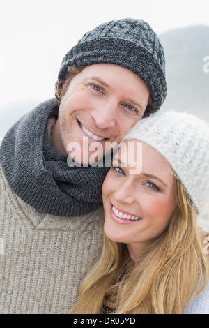 Close-up portrait of a young couple romantique Banque D'Images
