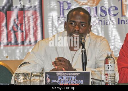 Mar 15, 2009 - Philadelphie, Pennsylvanie, USA - Acteur Keith Robinson parle de ses rôles de film à la 2e Conférence annuelle de musique & Divertissement. (Crédit Image : Â© Ricky Fitchett/ZUMA Press) Banque D'Images