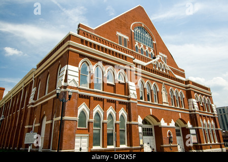 Ryman Auditorium de Nashville, Tennessee Banque D'Images