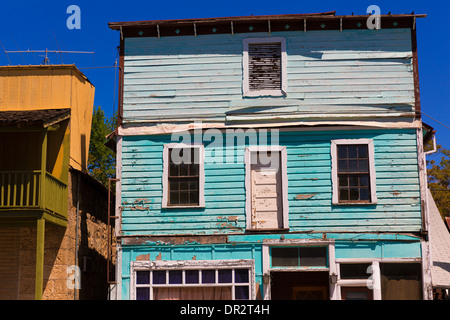 California Angels Camp maisons dans du vrai old Western USA Banque D'Images