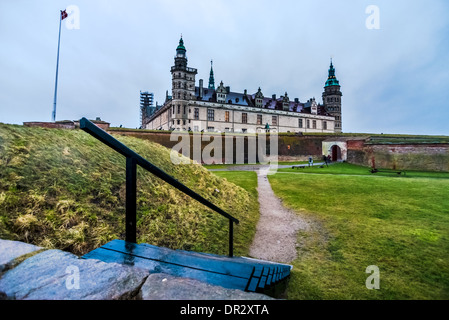 Le château de Kronborg danois Helsingor Banque D'Images