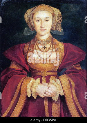 Anne de Clèves, reine d'Angleterre et la quatrième épouse du Roi Henry VIII Banque D'Images