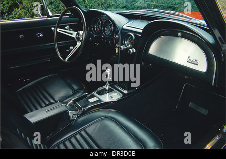 Chevrolet Corvette C2 deuxième génération - 1967 427 pouces cubes v8 Banque D'Images