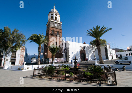 Iglesia de Nuestra Señora de Guadalupe - Eglise à Teguise Teguise Lanzarote canaries canaries island town'destinatio Banque D'Images