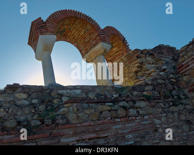 Ruines de Heraclea Linkestis à Bitola, République de Macédoine Banque D'Images