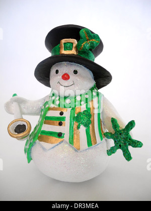 Un bonhomme de Shamrock Banque D'Images