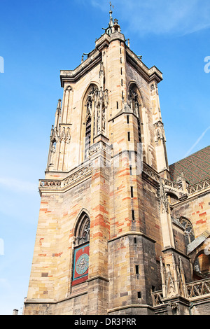 Cathédrale Saint-Martin à Colmar, France Banque D'Images