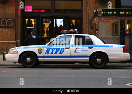 Une voiture de police NYPD K9 à New York Banque D'Images