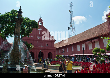 Christ Church Melaka, Malaisie Banque D'Images