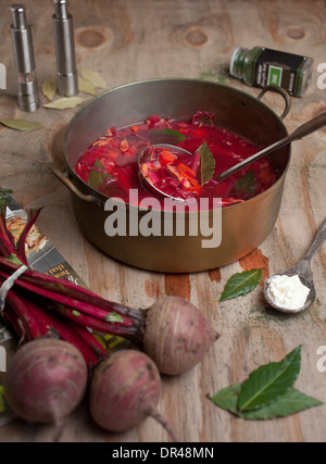 Soupe de bortsch Banque D'Images