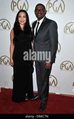 Los Angeles, Californie, USA. 19 Jan, 2014. Nina Yang Bongiovi, Forest Whitaker. participant à la 25e remise annuelle des Prix de la Guilde des producteurs a tenu à l'hôtel Beverly Hilton à Beverly Hills, Californie le 19 janvier 2014. 2014. Credit : D. Long/Globe Photos/ZUMAPRESS.com/Alamy Live News Banque D'Images