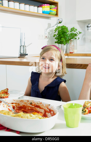 Les enfants de Dîner Banque D'Images